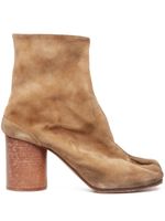 Maison Margiela bottines Tabi 80 mm en daim - Marron