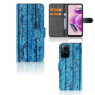 Xiaomi Redmi Note 12S | Book Style Case | Wood Blue