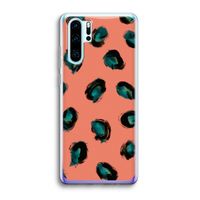 Pink Cheetah: Huawei P30 Pro Transparant Hoesje