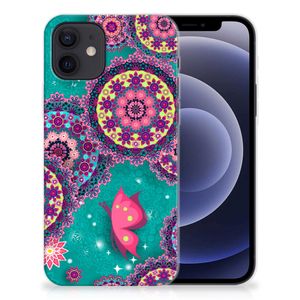 iPhone 12 | 12 Pro (6.1") Hoesje maken Cirkels en Vlinders