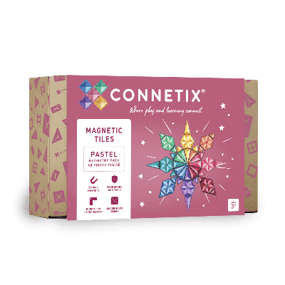 Connetix Pastel Geometry Pack - 40 stuks