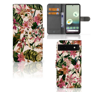 Google Pixel 6A Hoesje Flowers