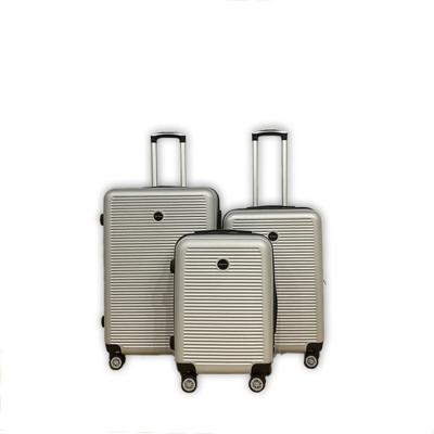 TVR-Travel® - Kofferset Bruno - Koffers - Set van 3 - S/M/L - Zilver