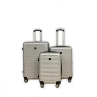 TVR-Travel® - Kofferset Bruno - Koffers - Set van 3 - S/M/L - Zilver