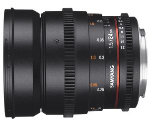 Samyang 24mm T1.5 VDSLR ED AS IF UMC II Sony FE