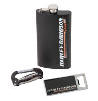 Harley-Davidson Racing Mannen Cadeau Set Drinkfles, opener en multitool