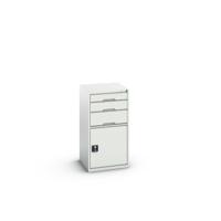 Bott Verso Schuifladenkast | 525x550x1000mm | 3 Laden | 1 Deur | RAL 7035 - 16925061.16