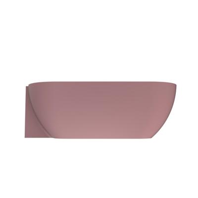 Arcqua Havana Halfvrijstaand Bad - 170x80cm - links - mat roze BAD406803