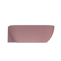 Arcqua Havana Halfvrijstaand Bad - 170x80cm - links - mat roze BAD406803