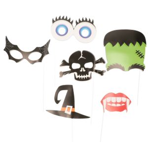 Halloween foto props set - 12-delig - Photobooth accessoires