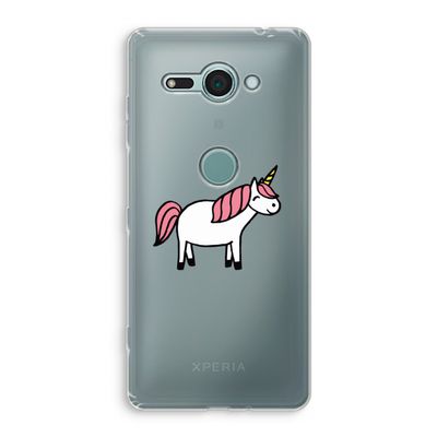 Eenhoorn: Sony Xperia XZ2 Compact Transparant Hoesje