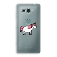 Eenhoorn: Sony Xperia XZ2 Compact Transparant Hoesje