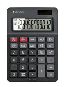 Canon AS-120 II calculator Desktop Rekenmachine met display Zwart