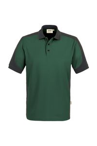 Hakro 839 Polo shirt Contrast MIKRALINAR® - Fir Green/Anthracite - XS