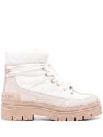 Tommy Hilfiger bottines matelassées à empiècements - Blanc