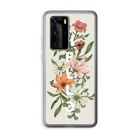 Hello bloemen: Huawei P40 Pro Transparant Hoesje