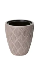 Vita bloempot Flow 40 taupe