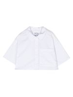 Douuod Kids chemise en coton à manches courtes - Blanc