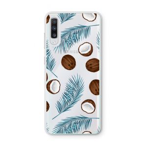 Kokosnoot roze: Samsung Galaxy A70 Transparant Hoesje