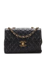 CHANEL Pre-Owned sac porté épaule Jumbo Classic Flap (1996-1997) - Noir