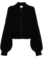 KHAITE cardigan à effet brossé - Noir