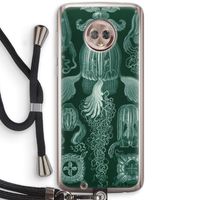 Haeckel Cubomedusae: Motorola Moto G6 Transparant Hoesje met koord