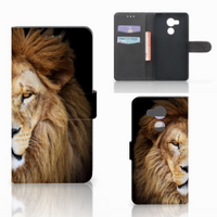 Huawei Mate 8 Telefoonhoesje met Pasjes Leeuw - thumbnail