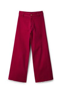 Cropped culotte jeans - RED - 36