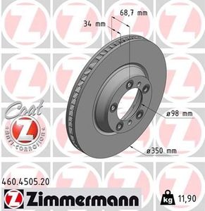 Remschijf COAT Z 460450520