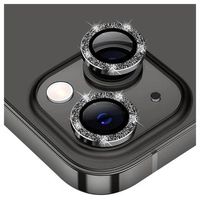 Hat Prince Glitter iPhone 14/14 Plus Camera Lens Beschermer - Zwart
