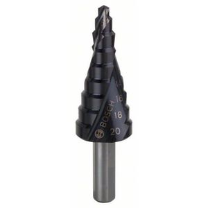 Bosch Accessories 2608588066 HSS Getrapte boor 4 - 20 mm TiAIN Gezamenlijke lengte 70.5 mm 3 vlakken schacht 1 stuk(s)