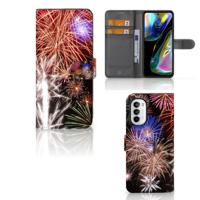 Motorola Moto G52 | Moto G82 | Wallet Case | met Pasjes | Vuurwerk