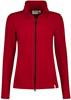 Hakro 246 Women´s fleece jacket ECO - Red - XS