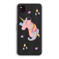 Roze eenhoorn: Google Pixel 4a 5G Transparant Hoesje