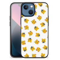 Back Case voor Apple iPhone 13 mini Katten Emojis - thumbnail