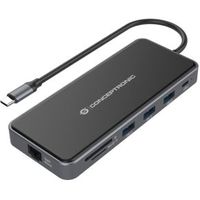 Conceptronic DONN15G notebook dock & poortreplicator Bedraad USB 3.2 Gen 1 (3.1 Gen 1) Type-C Grijs