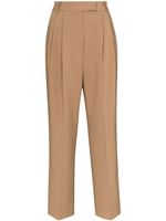 The Frankie Shop pantalon Bea plissé - Marron - thumbnail