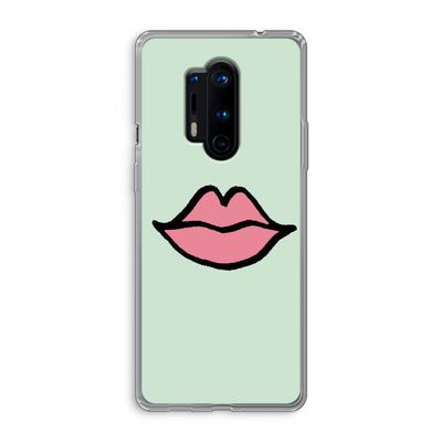 Kusje: OnePlus 8 Pro Transparant Hoesje