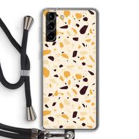 Terrazzo N°13: Samsung Galaxy S21 Plus Transparant Hoesje met koord