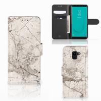 Samsung Galaxy J6 2018 | Bookcase | Marmer Beige