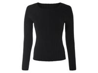 esmara Gebreide dames trui (Zwart, XL (48/50))