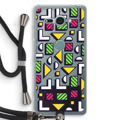 8-bit N°4: Sony Xperia XZ2 Compact Transparant Hoesje met koord
