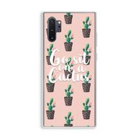 Cactus quote: Samsung Galaxy Note 10 Plus Transparant Hoesje