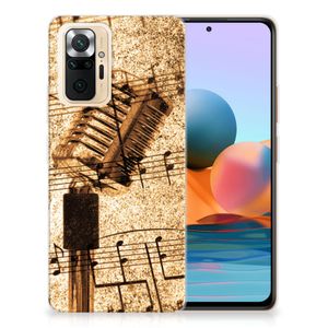 Xiaomi Redmi Note 10 Pro Siliconen Hoesje met foto Bladmuziek