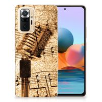 Xiaomi Redmi Note 10 Pro Siliconen Hoesje met foto Bladmuziek