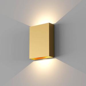 Artdelight Strakke wandlampMemphis warm goud - WL MEMPHIS WG