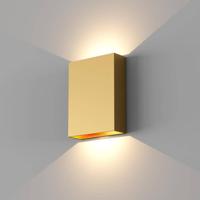 Artdelight Strakke wandlampMemphis warm goud - WL MEMPHIS WG