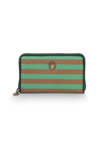 Pip Studio Willow Portemonnee Streep Groen