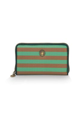Pip Studio Willow Portemonnee Streep Groen