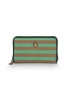 Pip Studio Willow Portemonnee Streep Groen Pip Studio Willow Portemonnee Streep Groen
